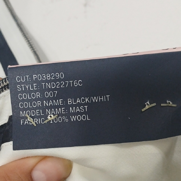 Nautica Black and White Houndstooth Trousers For Mens Sz40x30 It Has A Deffect - Picture 4 of 12